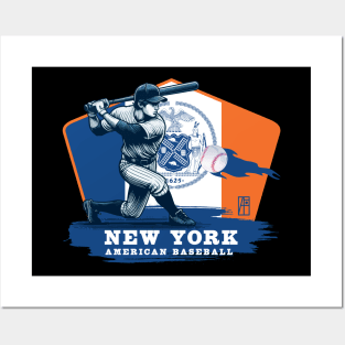 USA - American BASEBALL - New York - Baseball - New York baseball Posters and Art